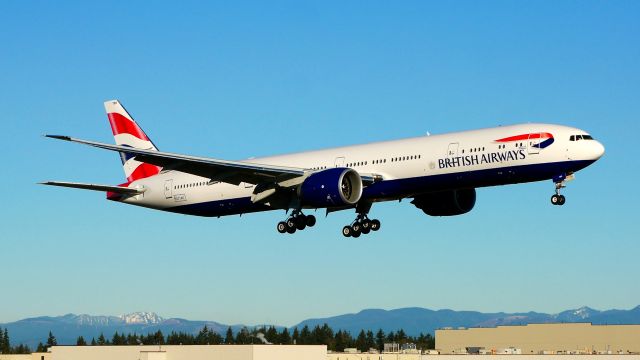 BOEING 777-300ER (G-STBO) - BOE863 on final to Rwy 16R to complete a test flight on 12.2.20. (B777-336(ER) / ln 1675 / cn 66584).  The aircraft is using temporary reg #N5014K.