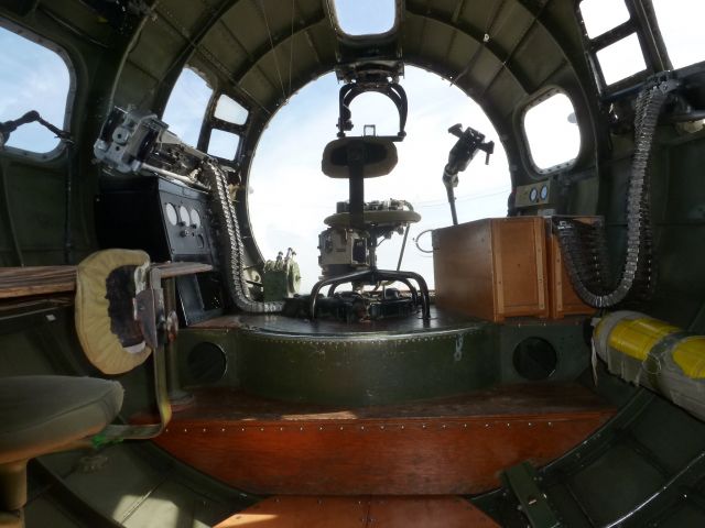 Boeing B-17 Flying Fortress (N93012) - bombardier station  in 909