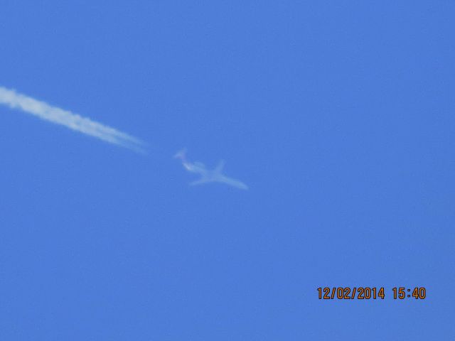 Embraer ERJ-145 (N939AE) - American Eagle flight 3544 from DFW to CAE over Southeastern Kansas at 37,000 feet.