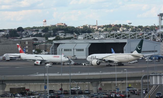 Airbus A330-300 (HB-JHJ) - Swiss and PIA both JFK diversions due to earthquake