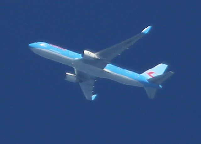 BOEING 767-300 (I-NDMJ) - VOL NO730 VERTICAL COTE VENDEE 30 000 FT LE 16-03-2014