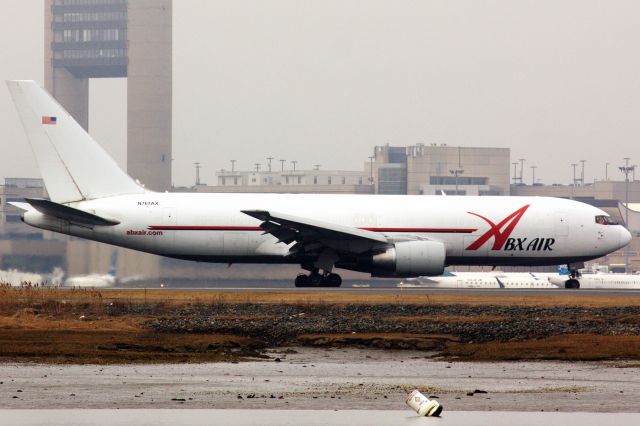 BOEING 767-200 (N767AX) - ABX Air B762 arriving to Boston Logan on 02/22/22 sub for usual Kalitta/DHL.