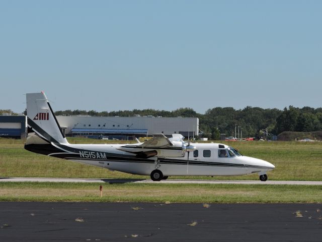 Gulfstream Aerospace Jetprop Commander (N515AM) - Shown here taxing for the departure runway is a Gulfstream Aerospace 695 Jetprop Commander in the Summer of 2015.