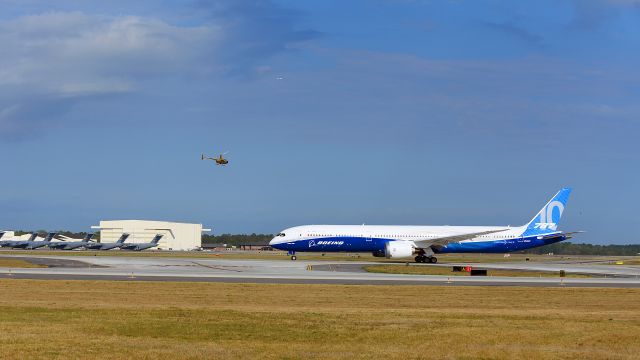 BOEING 787-10 Dreamliner (N528ZC) - First Flight of Boeings 787-10 Dreamliner. March 31, 2017