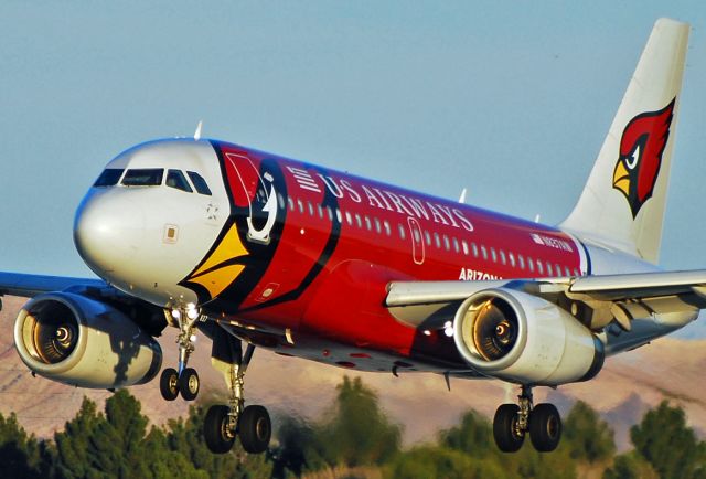 Airbus A319 (N837AW) - US Airways Airbus A319-132 N837AW (cn 2595) "Arizona"  Las Vegas - McCarran International (LAS / KLAS) USA - Nevada, December 24, 2010 Photo: Tomas Del Coro