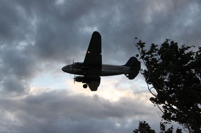 CURTISS Commando (N7848B) - Everts Air Cargo Curtiss Wright C-46 landing in Anchorage, Alaska today