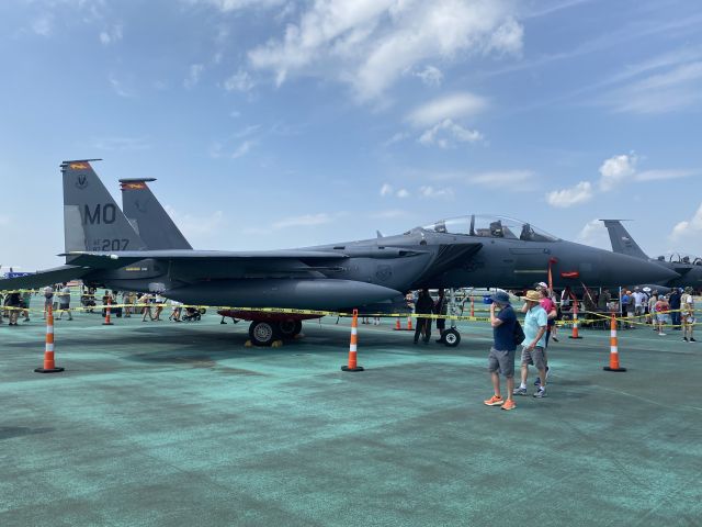 McDonnell Douglas F-15 Eagle — - Date Taken: Saturday, June 22, 2024br /br /From the 2024 Dayton Air Show, starring the U.S. Navy Blue Angels!