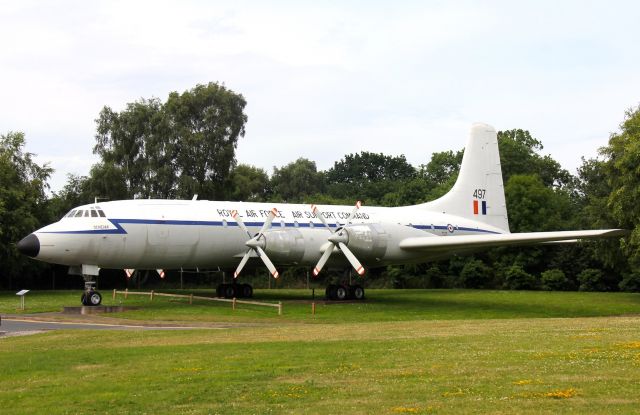 JLJ497 — - Bristol Britannia 312 (XM497)br /Royal Air Force Base, Cosfordbr /Photo: 23.06.2018