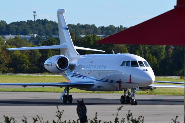 Dassault Falcon 2000 (N927TD) - D&TC LLC at KJQF here for the NHRA Carolina Nationals - 10/13/18