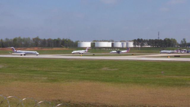 Canadair Regional Jet CRJ-900 — - Four types of American Eagle New Colors. CRJ9, CRJ7, CR2, and Dash 8