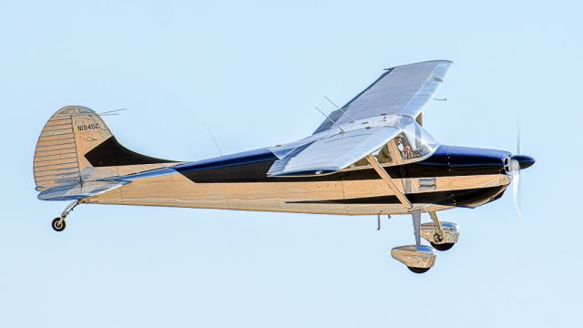 Cessna 170 (N1945C) - Cessna 170B departs Livermore Municipal Airport, September 2023