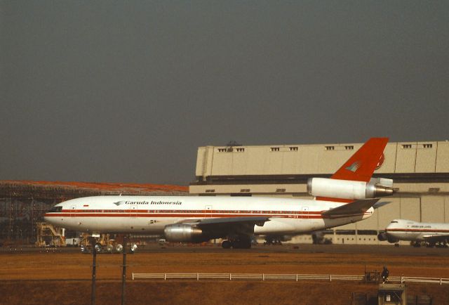 McDonnell Douglas DC-10 (PK-GIB) - Departure at Narita Intl Airport Rwy34 on 1988/01/02