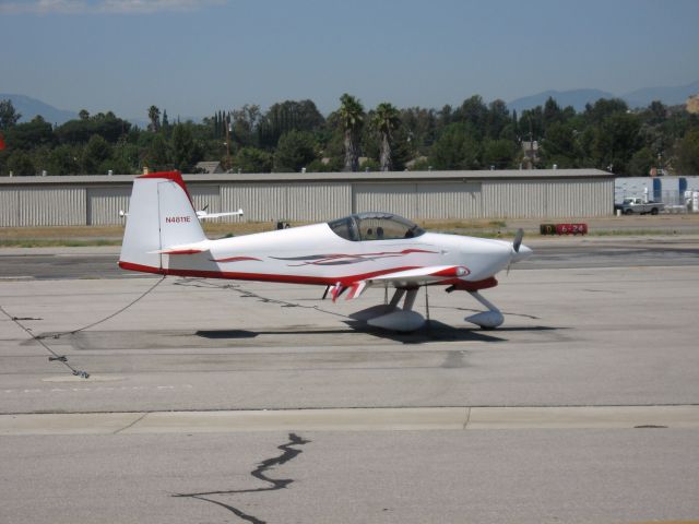 Vans RV-7 (N4811E) - PARKED AT FULLERTON