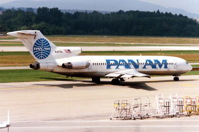 BOEING 727-200 (N4734) - September 1986 - Scanned from a print.