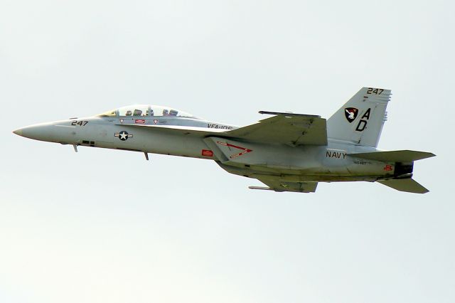 McDonnell Douglas FA-18 Hornet (16-6467) - F/A 18F Super Hornet from Strike Fighter Squadron 106 (VFA-106), the Gladiators, stationed at Naval Air Station Oceana, Virginia.