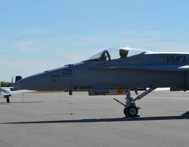 McDonnell Douglas FA-18 Hornet (16-2882) - 162882 seen at KBKL for Marine Week Cleveland. Please look for more photos at Opshots.net