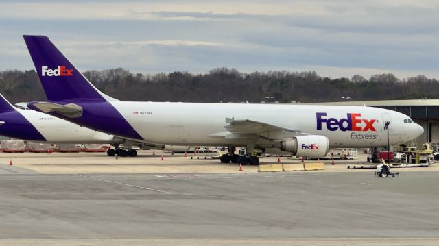 Airbus A300F4-600 (N673FE) - Taken on January 1, 2024br /br /"Mark"br /br /FX752 from MEM