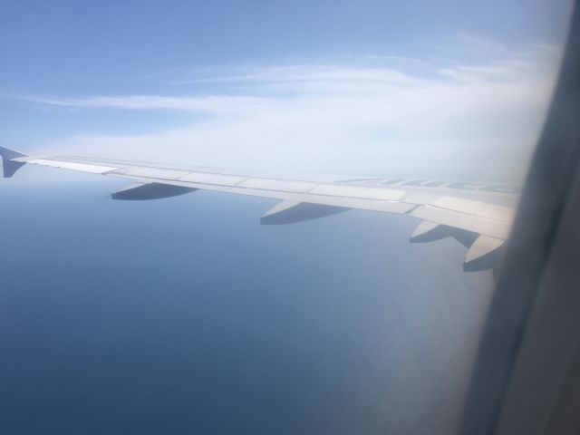 Airbus A320 (EI-DTB) - Just passed Sardinia flying over the Tyrrhenian Sea.