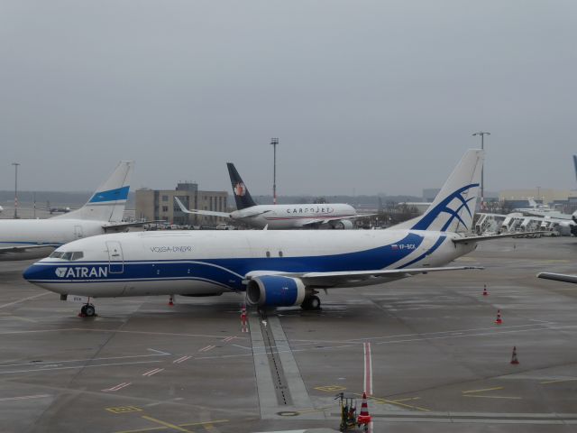 Boeing 737-700 (VP-BCK) - ATRAN B737-46Q(SF) VP-BCK, standing at terminal, CGN 16.12.2018.