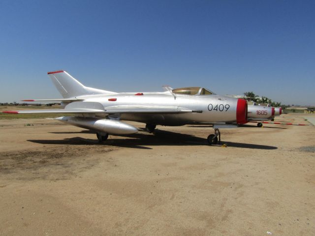 — — - A Mig-19 on display at March Field Air Museum