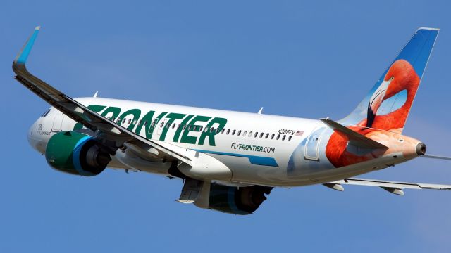 Airbus A320neo (N308FR) - Departing 4.