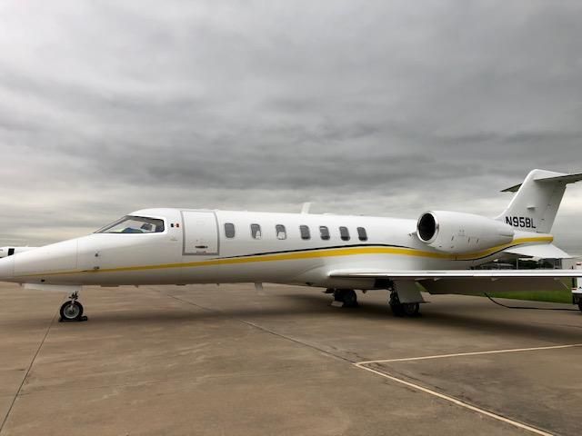 Learjet 45 (N95BL) - Under threating skies 5/28/2021 Learjet 45 (40)