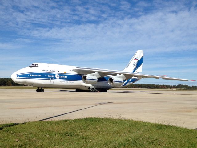 Antonov An-12 (VDA2558) - Took this photo at RDU Nov 7, 2014. Aircraft was sitting between the Fedex and UPS terminals. 