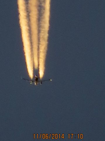 Boeing MD-11 (N274UP) - UPS flight 2964 from SDF to ONT over Southeastern Kansas at 36,000 feet.