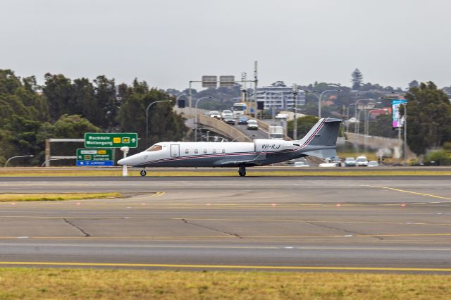 Learjet 60 (VH-ILJ) - Avcair (VH-ILJ) Learjet 60 departing Sydney Airport.