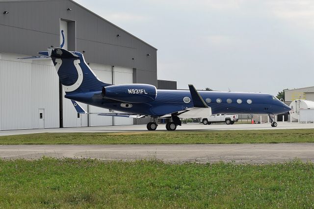 Gulfstream Aerospace Gulfstream V (N931FL) - Indianapolis Colt's organizations newest addition this beautiful 2015 build G-V SP (G550) as seen 06-06-23