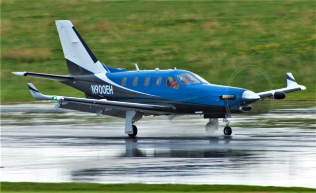 Daher-Socata TBM-900 (N900EH) - ON landing RW31