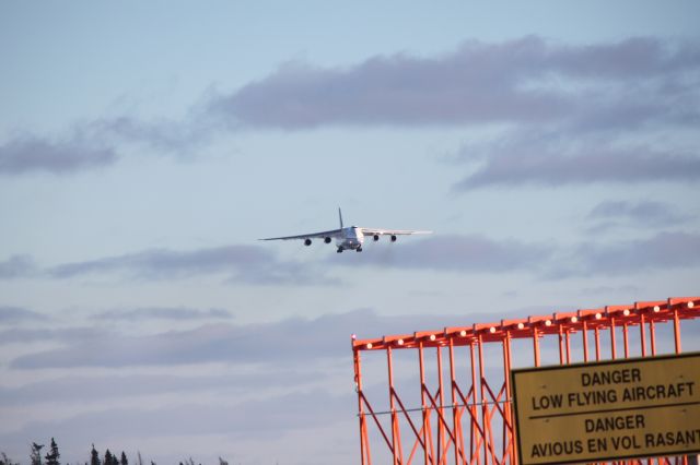 Antonov An-124 Ruslan (UR-82029) - Antonov flight ADB2540br /An-124 UR-82029 arriving at CYQX from KPSMbr /Cold and windy day out on the airfield.