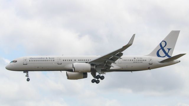 Boeing 757-200 (TF-FIC) - Magni, the Abercrombie & Kent Private Jet, an Boeing 757-23N (registration TF-FIC) from Icelandair, with its flight ICE1416, landing at São Luís International Airport (SBSL/SLZ), on 18/nov/2022.br /br /The flight brought tourists who have been touring the planet since 31/Oct/2022, leaving Seattle, passing through Alaska, Japan, South Korea, Vietnam, Maldives, Turkey, Benin and arriving in Brazil, where they will visit Lençóis Maranhenses