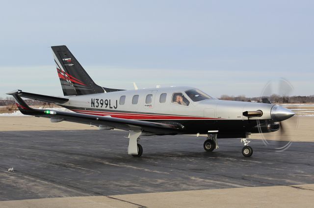 Daher-Socata TBM-900 (N399LJ) - Whiteside County Airport 22 January 22br /This pretty TBM940 stopped thru on it's way back home to North Dakota.br /Gary C Orlando Photo 