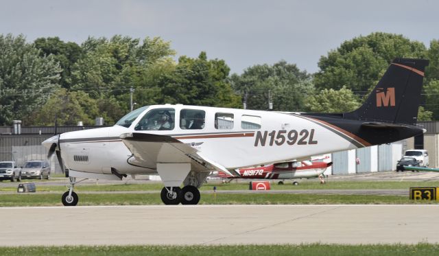 Beechcraft Bonanza (36) (N1592L) - Airventure 2017