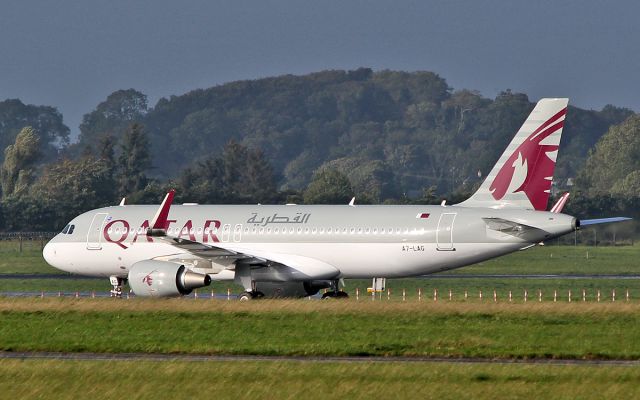 Airbus A320 (A7-LAG) - qatar a320-214 a7-lag after painting by iac at shannon 10/9/17.