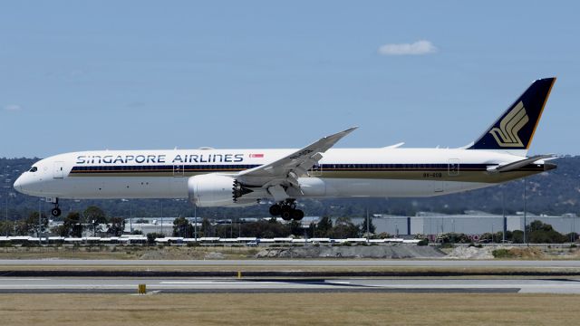 9V-SCB — - Boeing 787-10 cn 60254 Ln 622. SIA 9V-SCB runway 03 YPPH 07th November 2020.