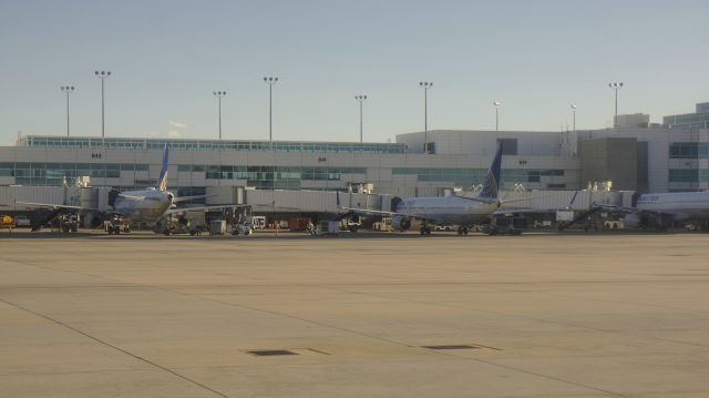 — — - United evening ops at KDEN.