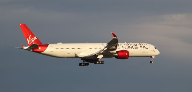 Airbus A350-1000 (G-VEVE) - 4/22/23 Fearless Lady inbound Rwy 17R