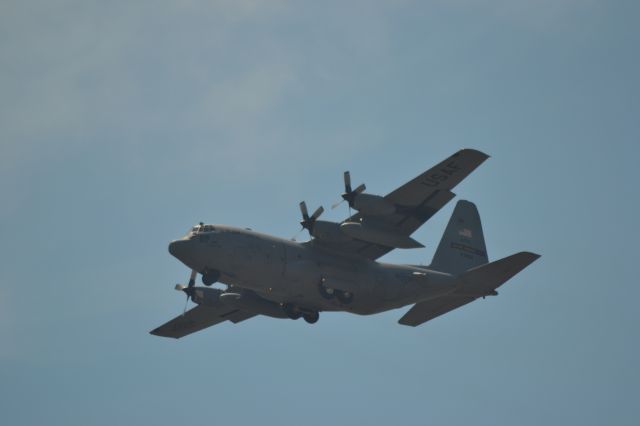 Lockheed C-130 Hercules — - C-130 of the 534th AW conducting touch and goes at KFSD - 7-17-2012