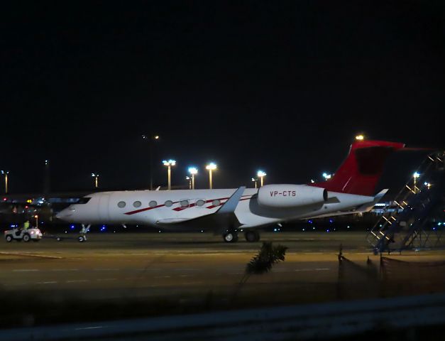 Gulfstream Aerospace Gulfstream G650 (VP-CTS) - Photo taken on Nov 05, 2023.