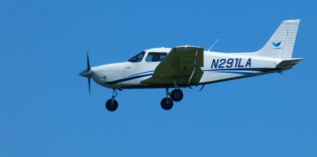 Piper Cherokee (N291LA) - About to touch down is this 2021 Piper Pilot 100i in the Summer of 2024.