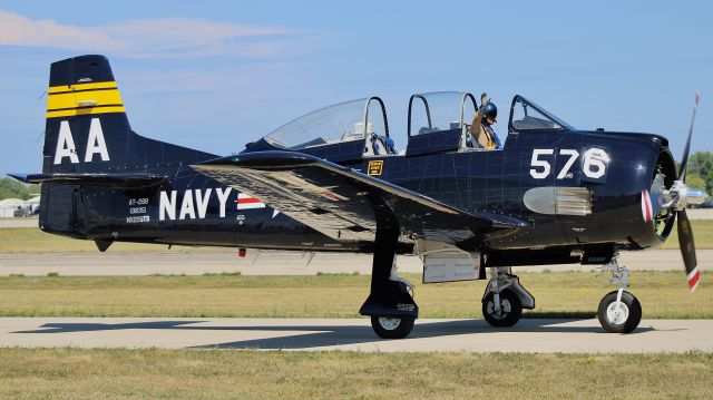 North American Trojan (N228TS) - “AA-576”. Warbirds portion of the Friday afternoon airshow. br /br /7/28/23