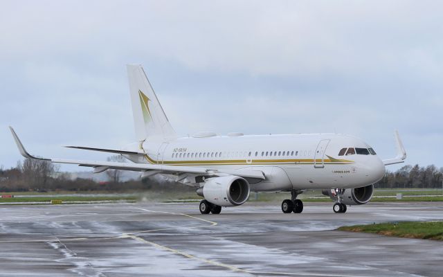 Airbus A319 (HZ-SKY4) - sky prime aviation a319-115cj hz-sky4 dep shannon 5/3/17.