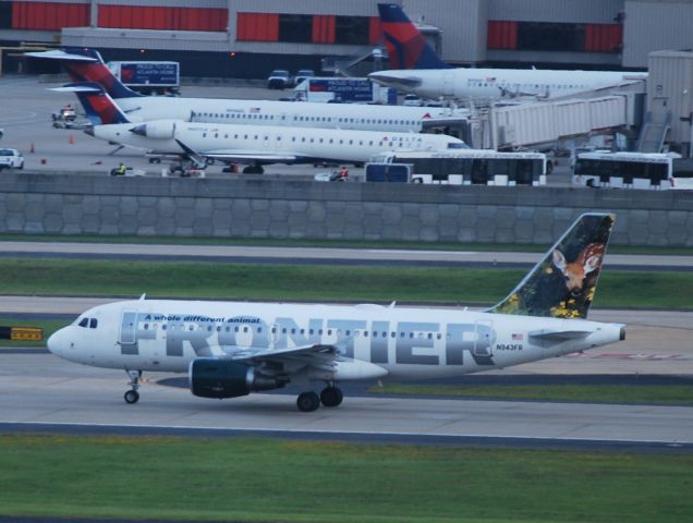 Airbus A319 (N943FR) - Departing 6/15/12