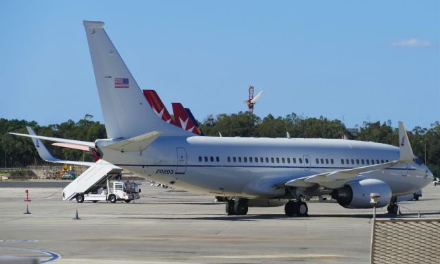 Boeing 737-700 (02-0203) - On Apron 9