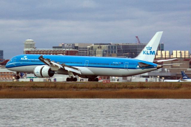 BOEING 787-10 Dreamliner (PH-BKG) - One of many JFK weather diversions to BOS on 11/13/21.