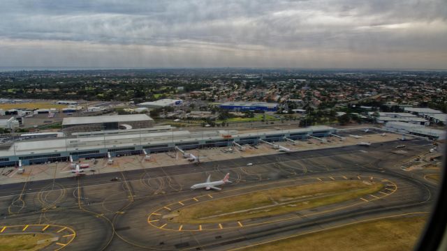 Boeing 737-800 — - Adelaide Airport Terminal