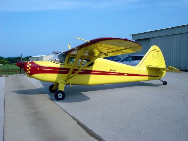 N97214 — - 1946 Stinson 108 Voyager (Miss Nadine)  Fox Stephens Field - Gilmer Municipal Airport, Gilmer , TX  July 1008