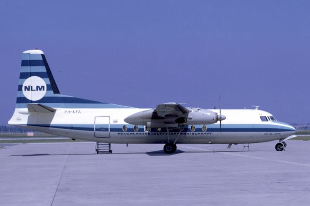FAIRCHILD HILLER FH-227 (PH-KFA) - Fokker F-27-300M Friendship in July 1969 at Amsterdam